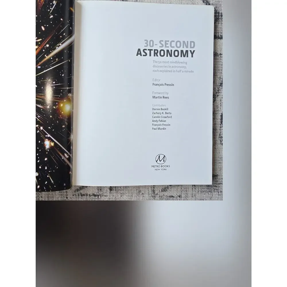 30-Second Astronomy Hardcover Book